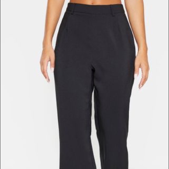 Black Flared Leg Pants - Picture 2 of 4